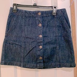 Forever 21 denim Navy miniskirt